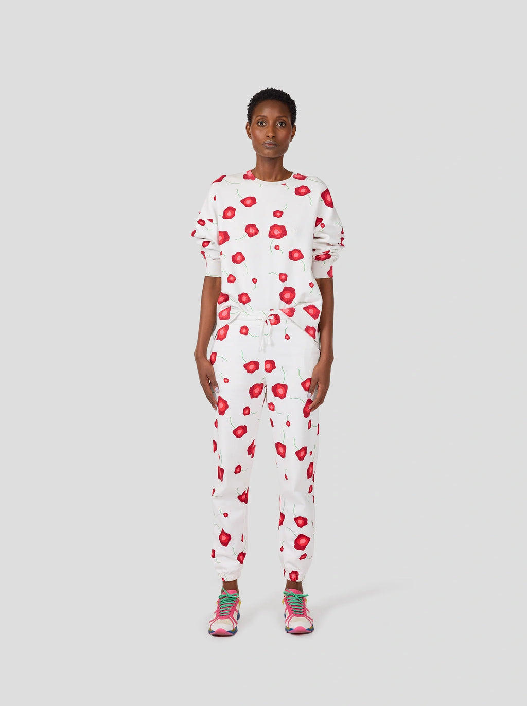 Pantalon Kiara En Polaire Imprimée Poppy