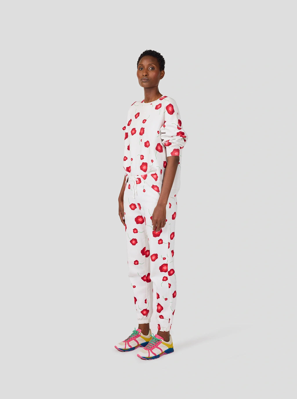 Pantalon Kiara En Polaire Imprimée Poppy