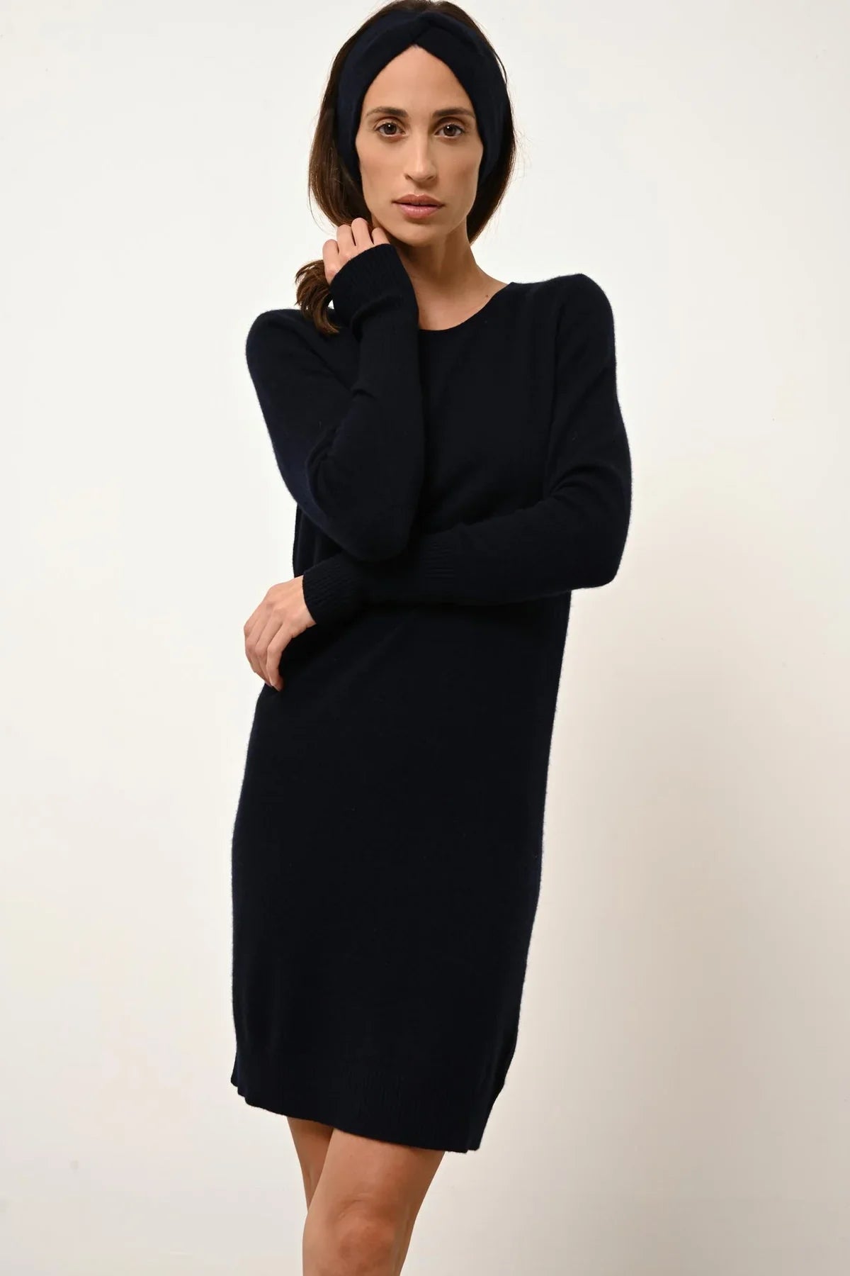 Robe Col Rond - Susan - Navy