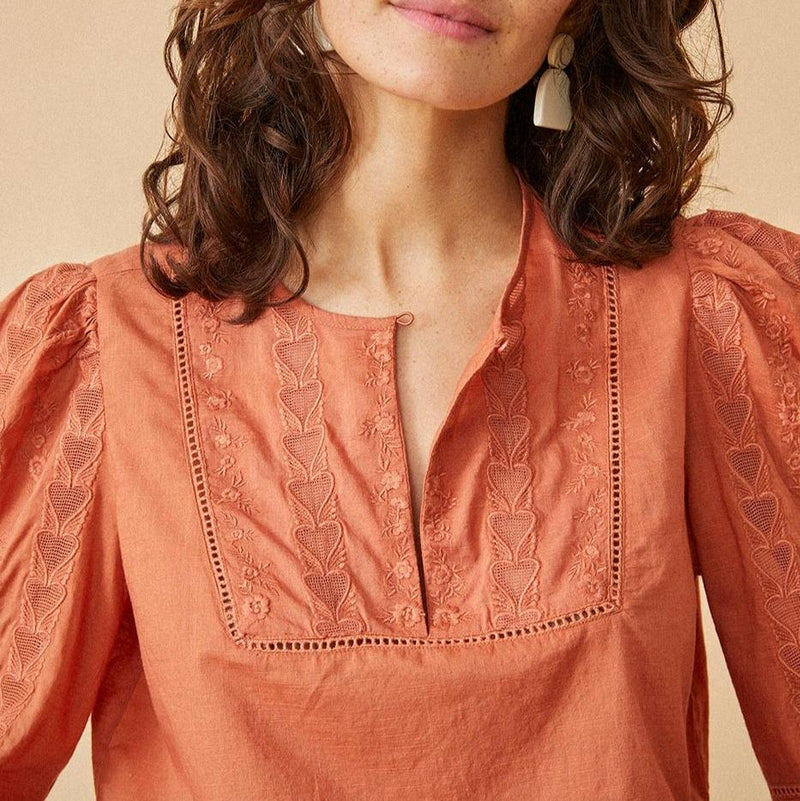 Blusa Suzelle - Terracota