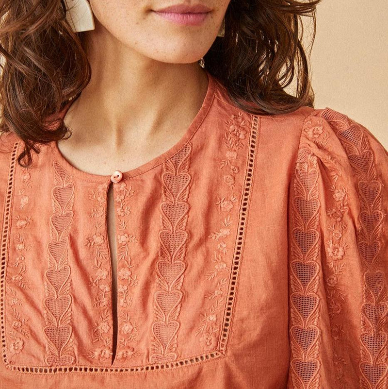 Blouse Suzelle - Terre Cuite