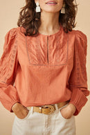 Blouse Suzelle - Terre Cuite