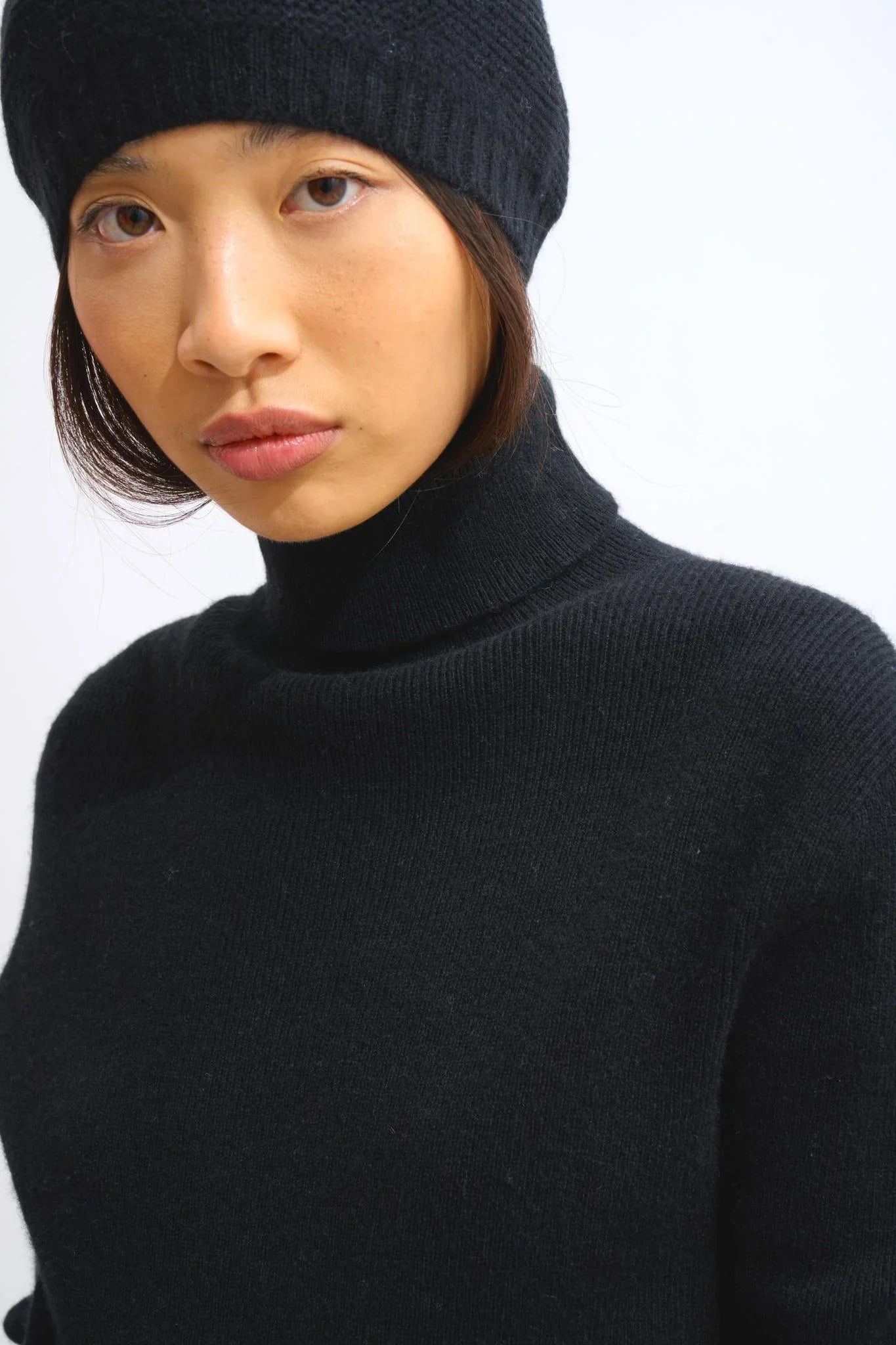 Pull Col Roulé - Suzie - Noir