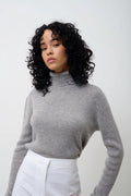 Pull Col Roulé - Suzie - Nuage Chiné