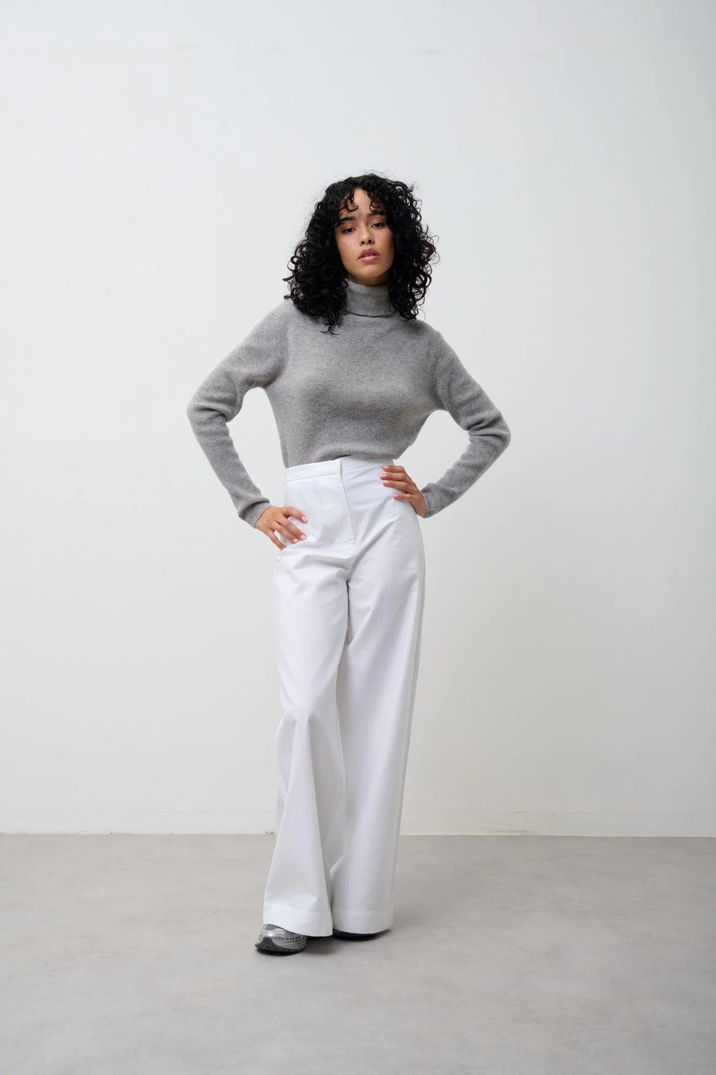 Pull Col Roulé - Suzie - Nuage Chiné