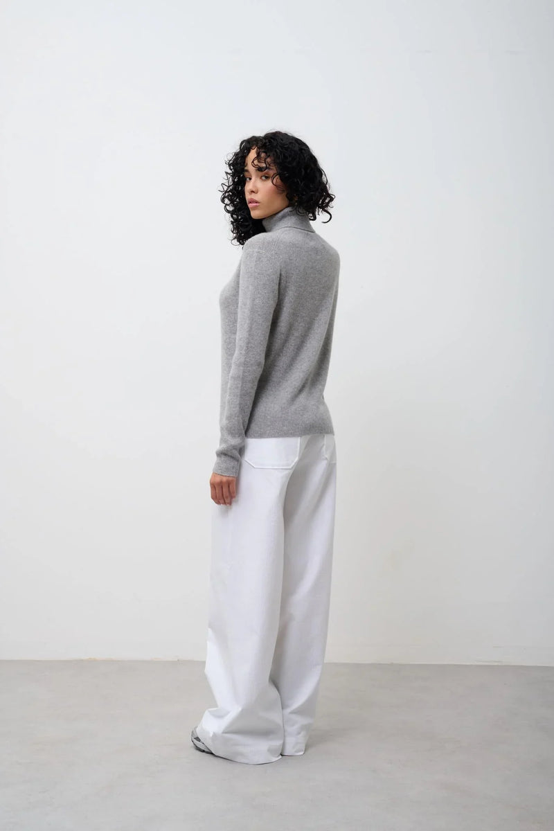 Pull Col Roulé - Suzie - Nuage Chiné