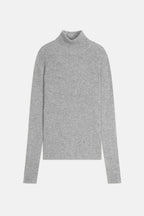 Turtleneck Sweater - Suzie - Heather Cloud