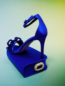 Catena Sapphire High-Heel Ankle Sandal