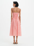 Robe Mila - Coral Vichy