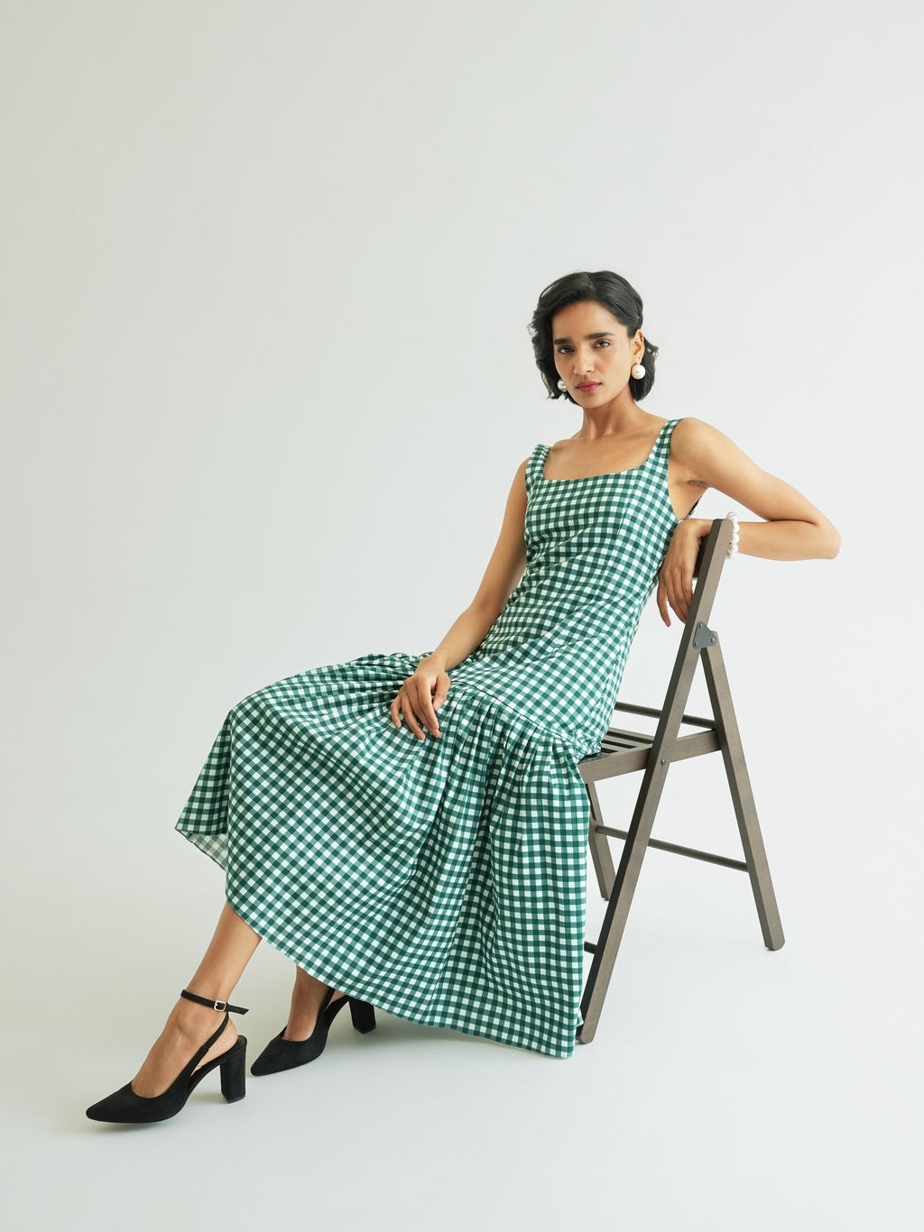 Robe Mae - Pine Vichy