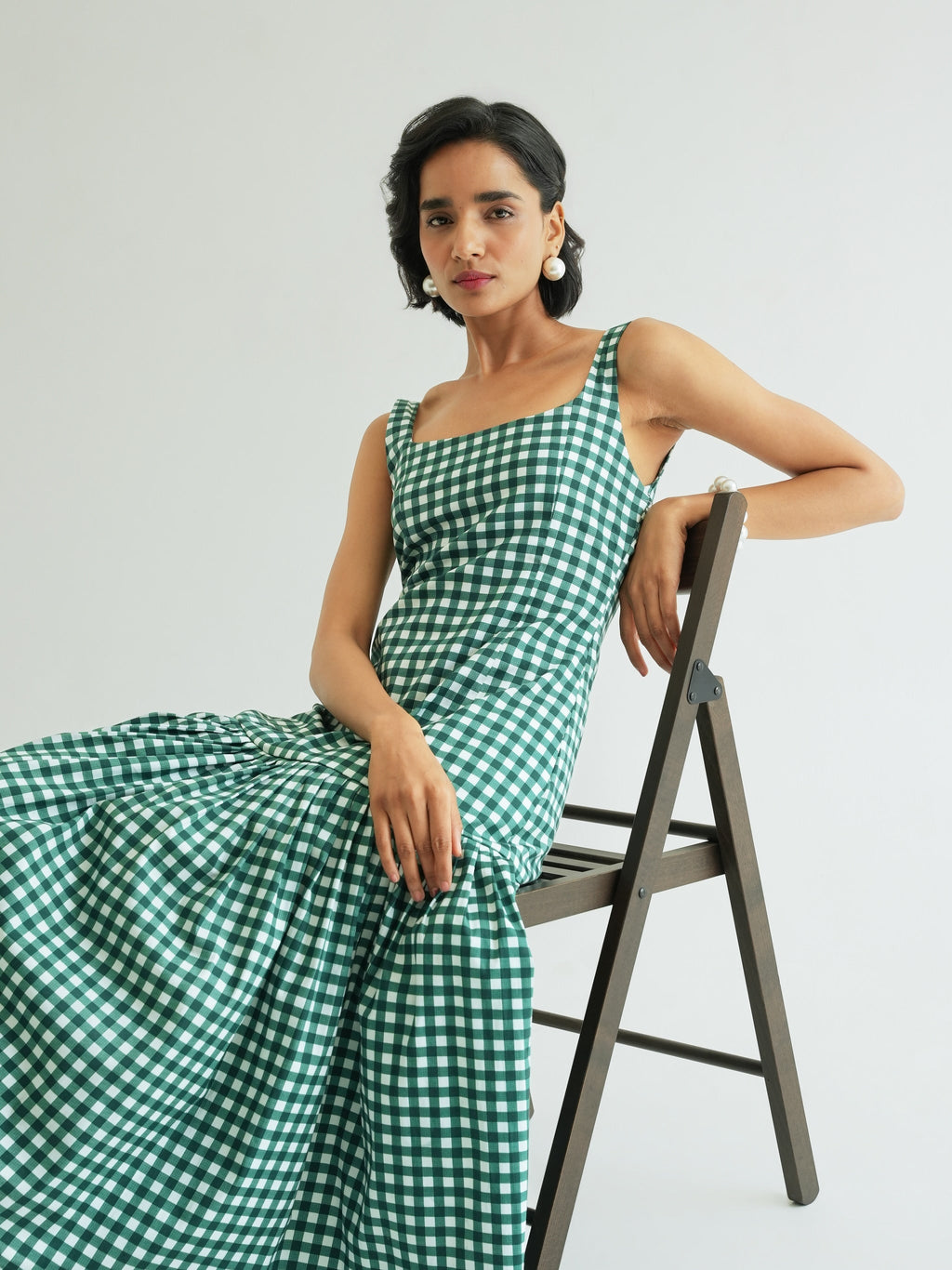 Robe Mae - Pine Vichy