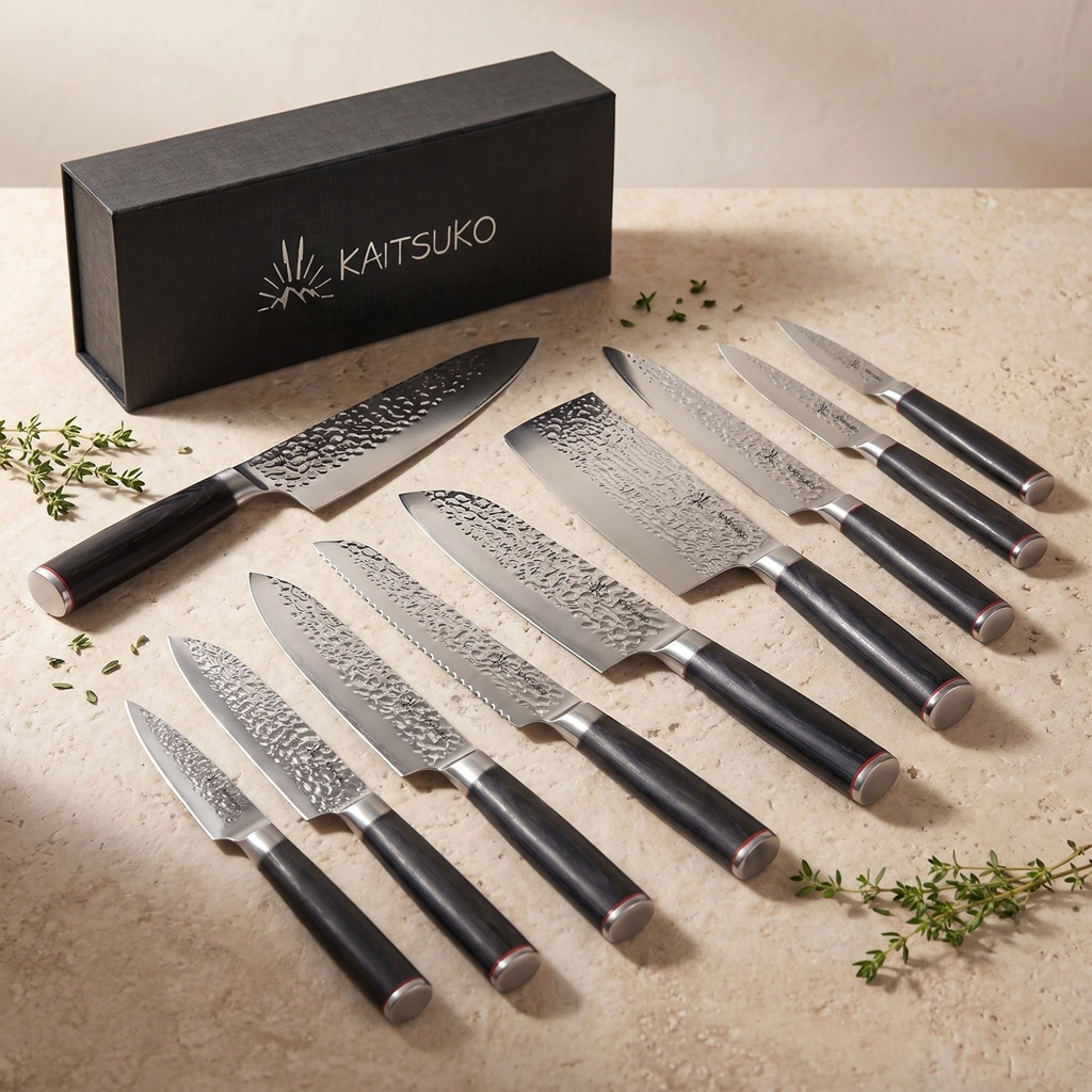 10-teiliges Japanisches Messerset – Kaito