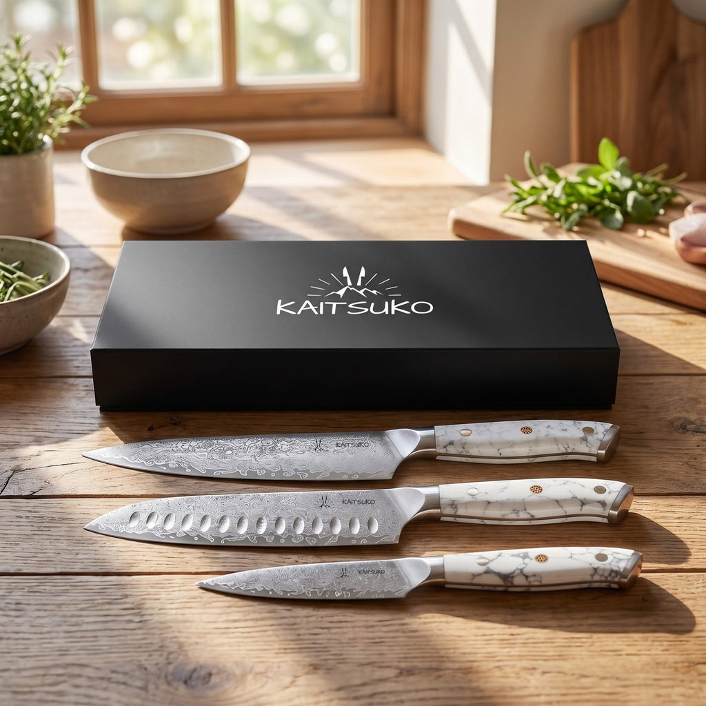 Set med 3 japanska knivar - Chef Yakumoto