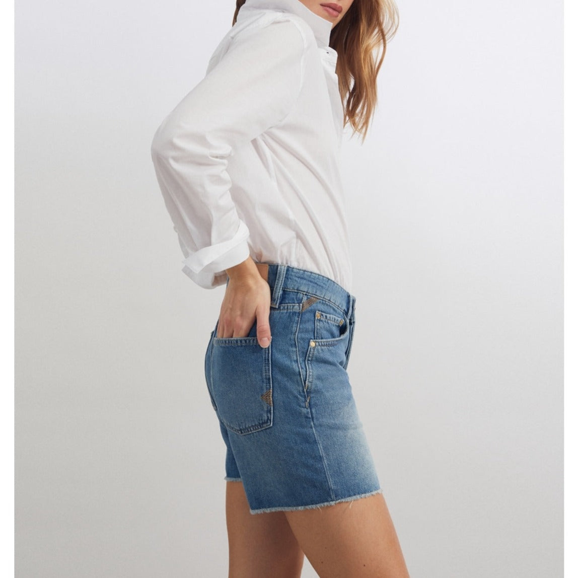 Short Swan - Denim V-350 - Mujer
