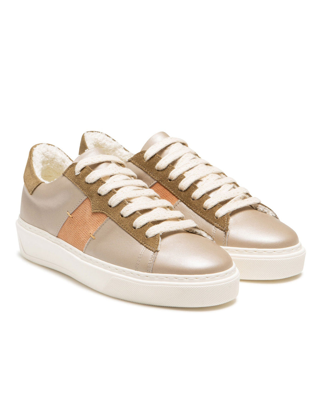 Basket Swanky F Fb - Beige/Taupe/Peche
