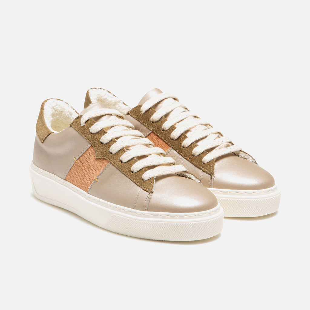 Basket Swanky F Fb - Beige/Taupe/Peche