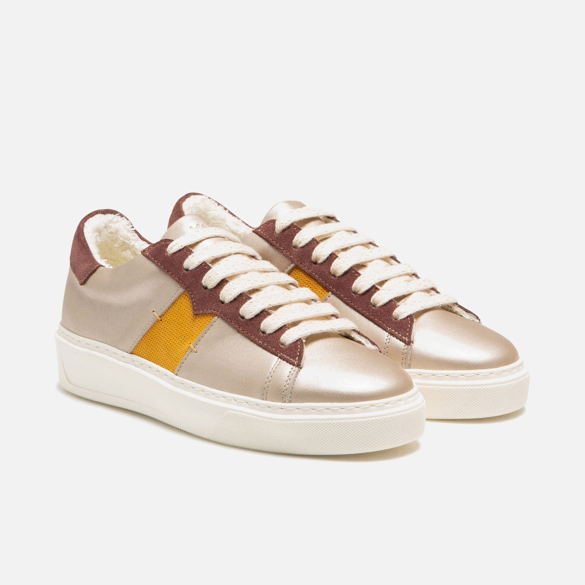 Swanky F Fb Beige+Brown+Mustard