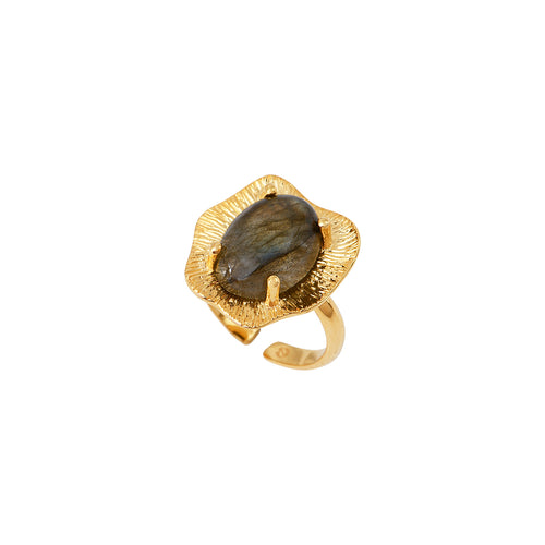 Bague Swann Labradorite