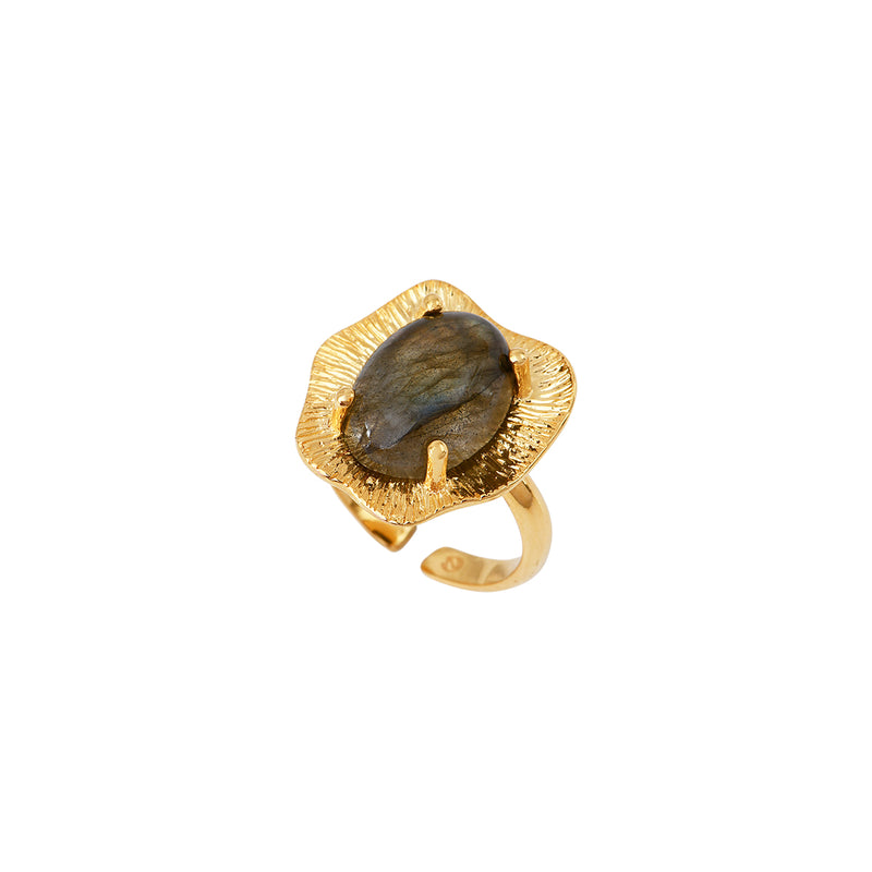 Bague Swann Labradorite