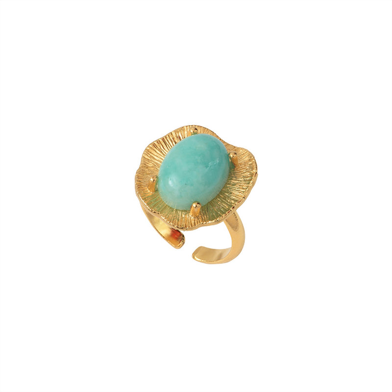 Anillo Swann Amazonita