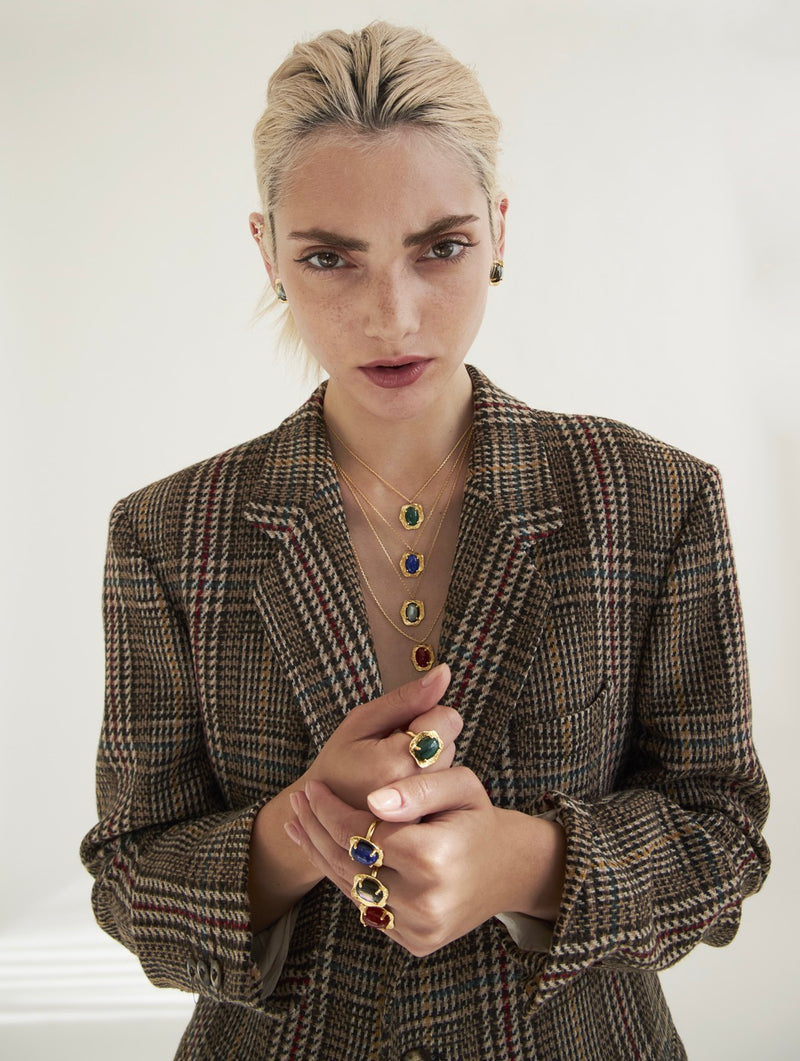 Bague Swann Nacre Grise