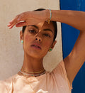 Swann Amazonite Clip-on Earrings