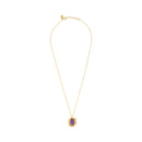 Collier Doré Swann Amethyst