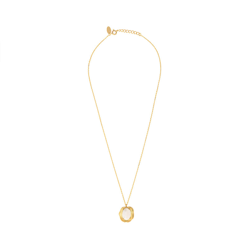 Collier Swann Nacre Blanche