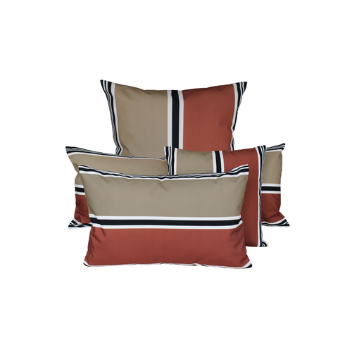 Swan Cushion Cover - Brick - 4 Sizes