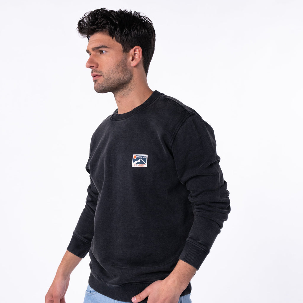Sweatshirt En 100% Coton Biologique Winter - Noir