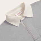 Polo Rugby En Molleton Gris Clair