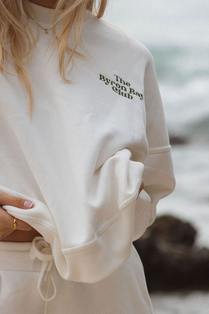 Byron Bay Club sweatshirt - Blanc - Mixed