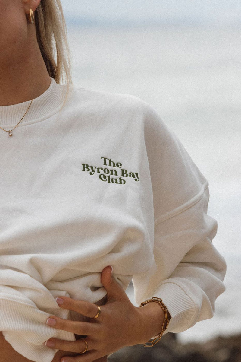 Byron Bay Club sweatshirt - Blanc - Mixed