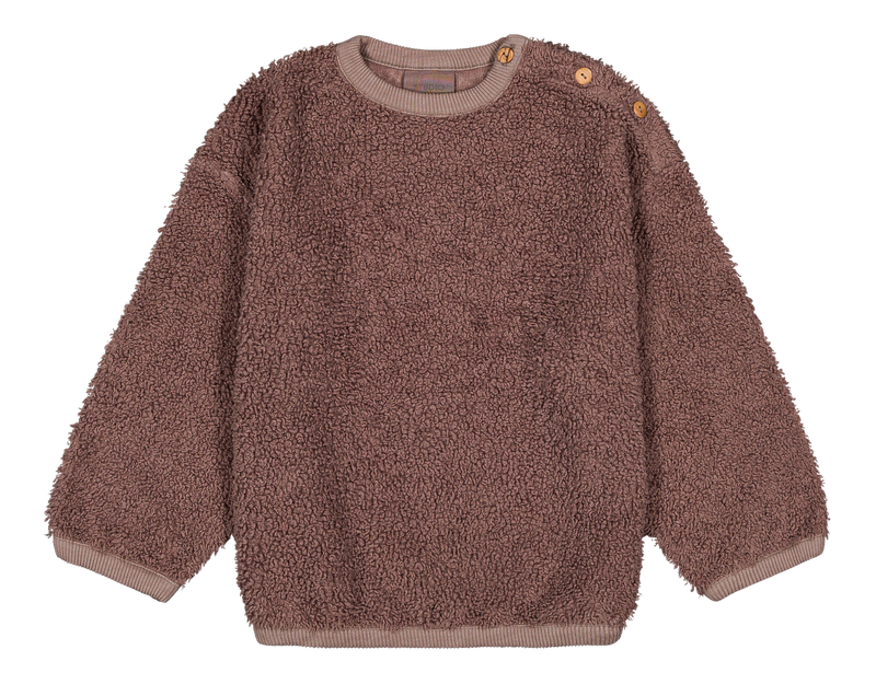 Sweat-Shirt Ours Minio Mauve