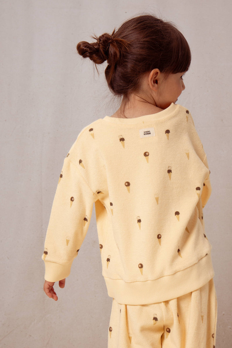 Bart Terry Vanilla Ice Cream Sweatshirt