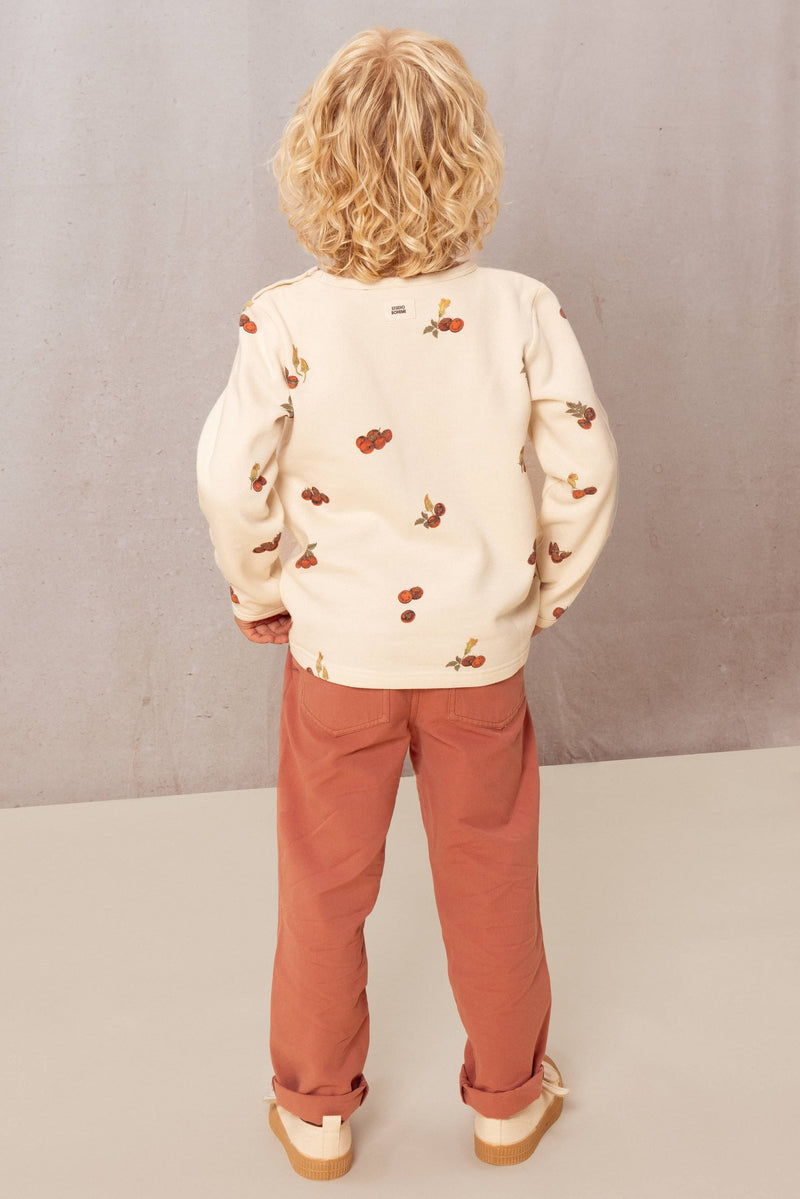 Sudadera Noé Crudo Tomates