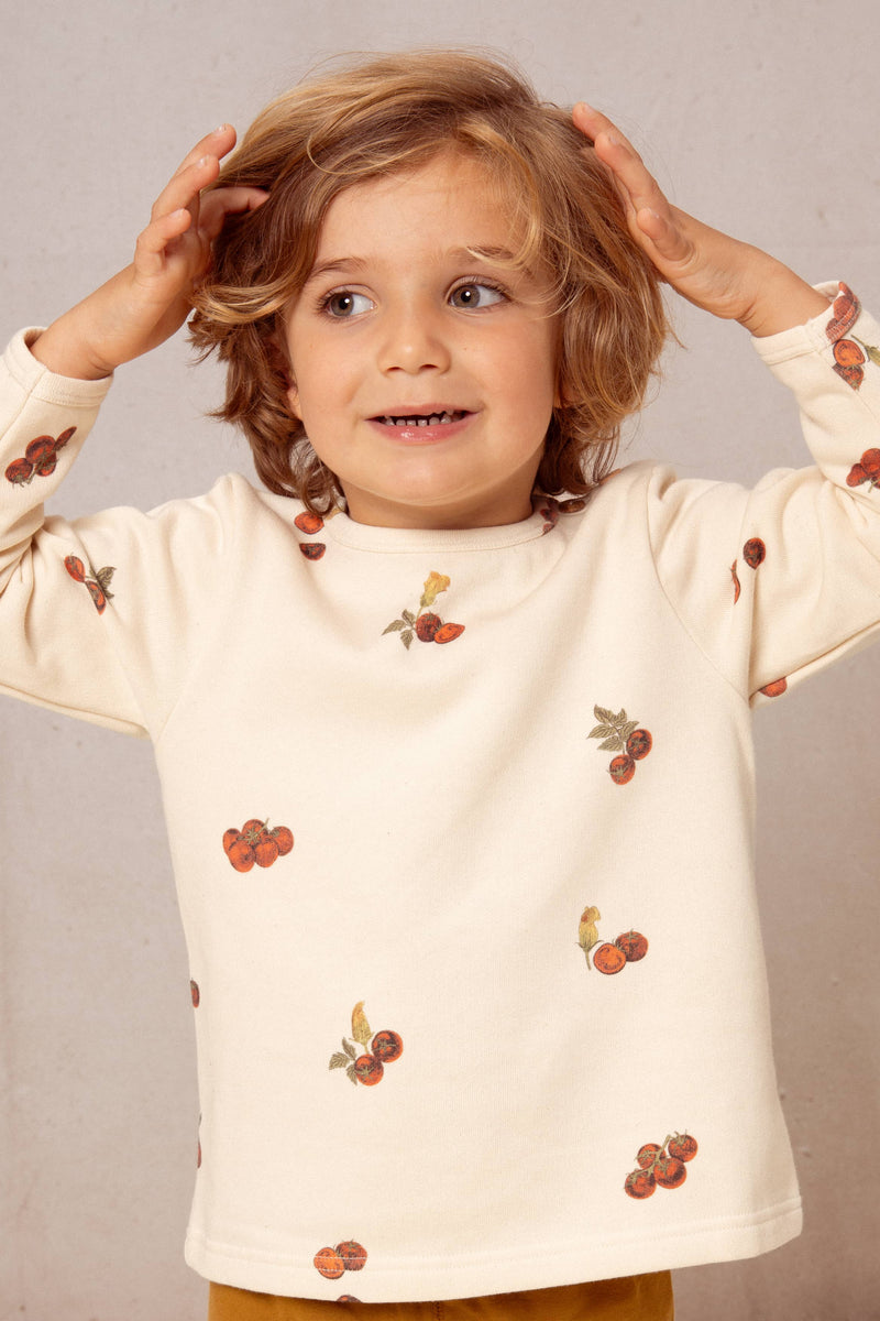 Sudadera Noé Crudo Tomates