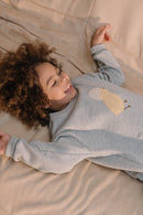 Sweat-Shirt Bart Gris Chiné Poussin