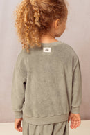 Sudadera Bart Terry Verdigris