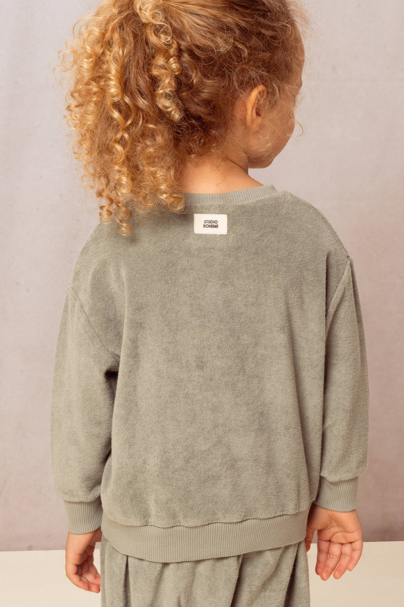 Sudadera Bart Terry Verdigris