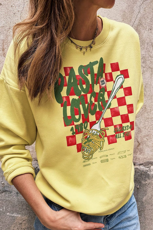 Sweat Sun Personnalisable Pasta Lovers