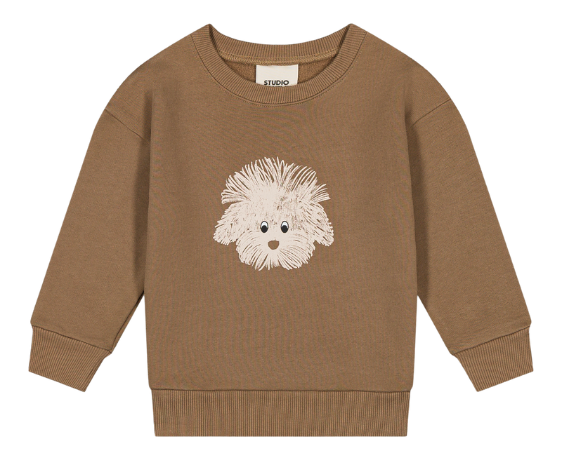 Sweat-Shirt Bart Mocha Chien
