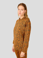 Jersey Drew ocre, jersey de leopardo