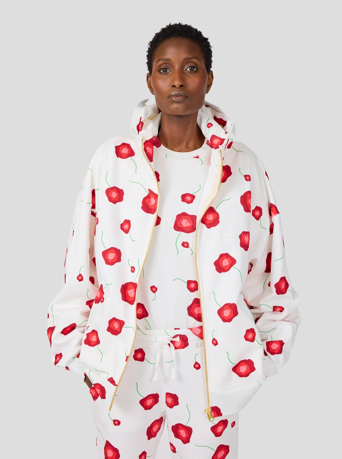 Jack Poppy-Printed Fleece