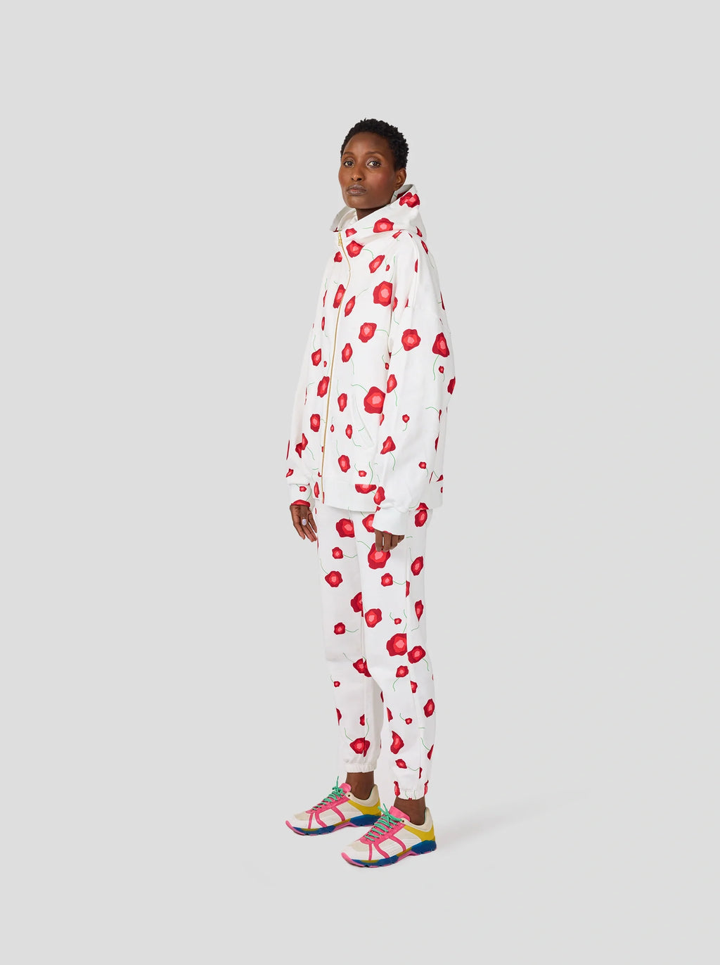 Jack Poppy-Printed Fleece
