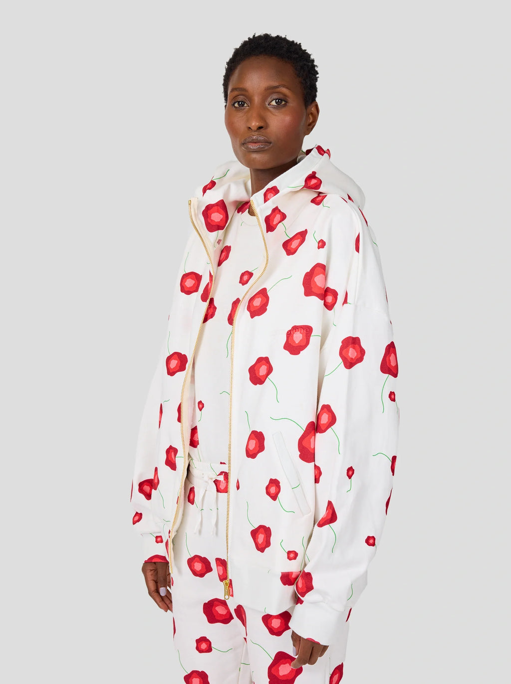 Jack Poppy-Printed Fleece