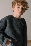 Sweat-Shirt Ours Minio Bleu Gris