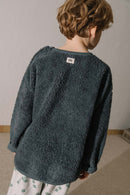 Sweat-Shirt Ours Minio Bleu Gris