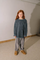 Sweat-Shirt Ours Minio Bleu Gris