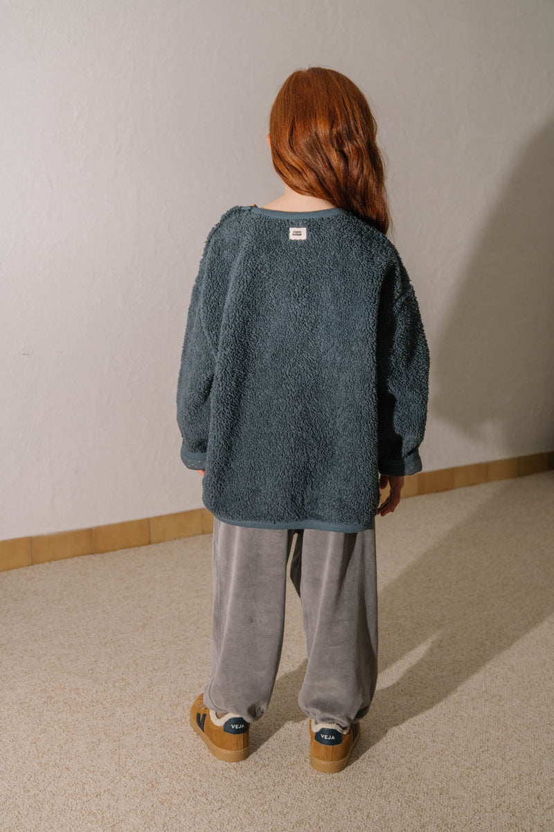 Sweat-Shirt Ours Minio Bleu Gris